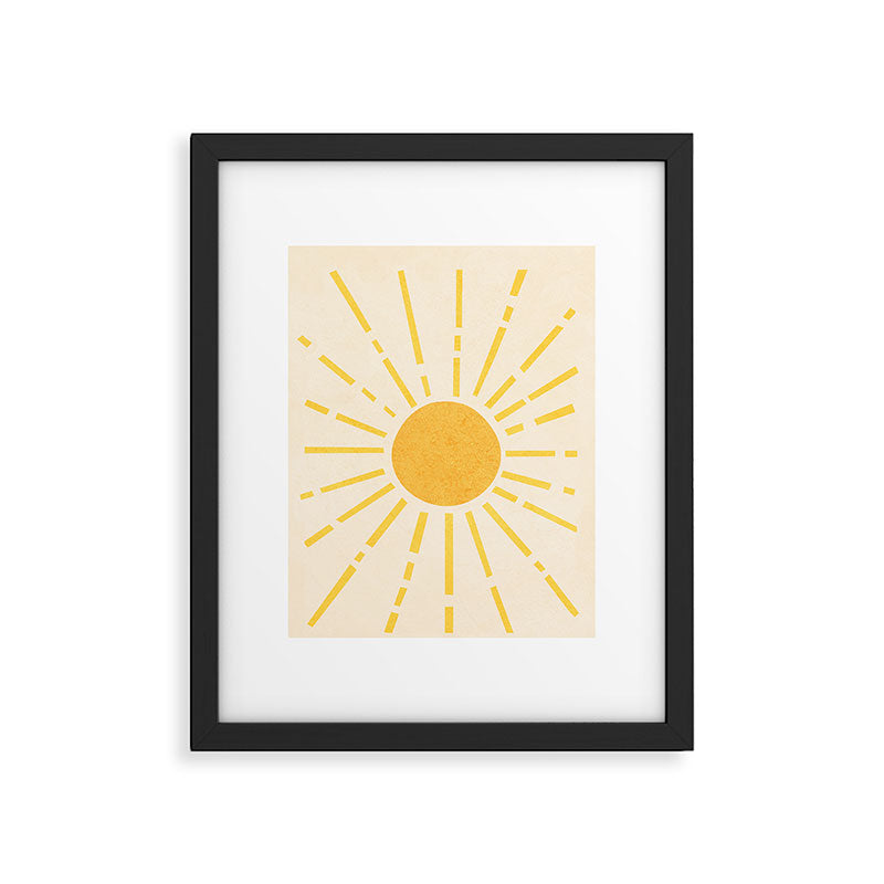 Sun 11 Framed Art Print Gallery Image 5