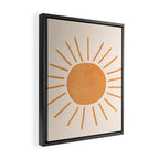 Sun Rays Framed Canvas Print Gallery Image 2