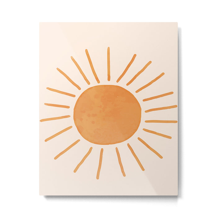 Sun Rays Metal Print Gallery Image 1