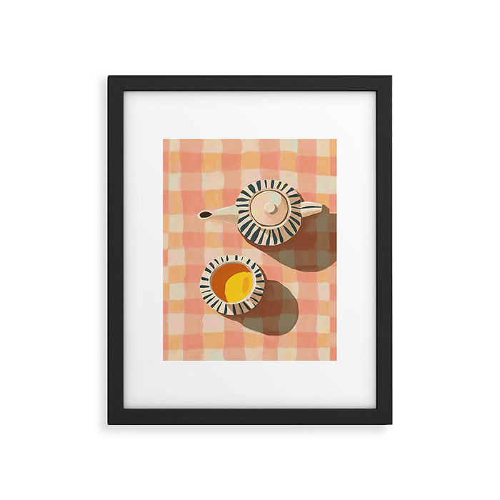 Sunny Cup Still Life Framed Art Print Gallery Image 1