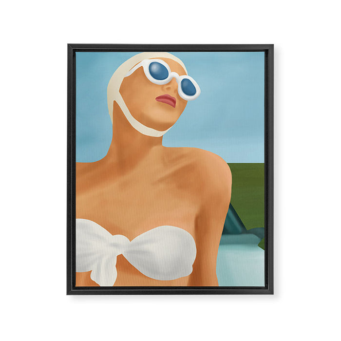 Sunny Framed Canvas Print Gallery Image 1