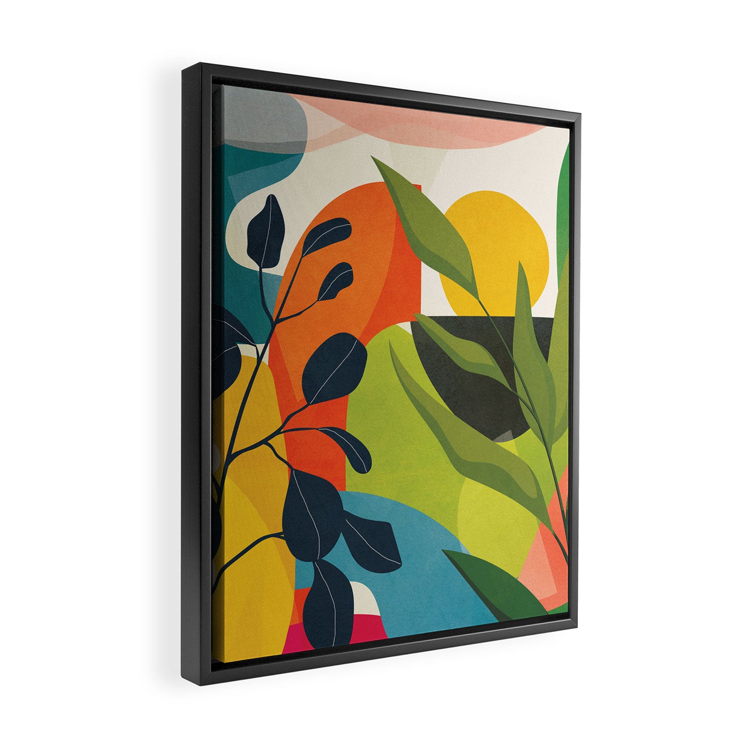 Sunrise Garden 13 Framed Canvas Print Gallery Image 2