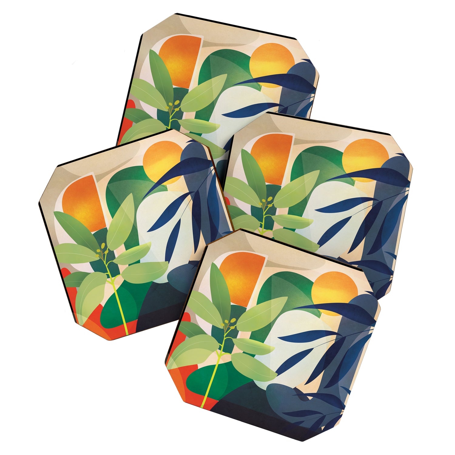 Sunrise Garden 14 Coaster Gallery Image 1