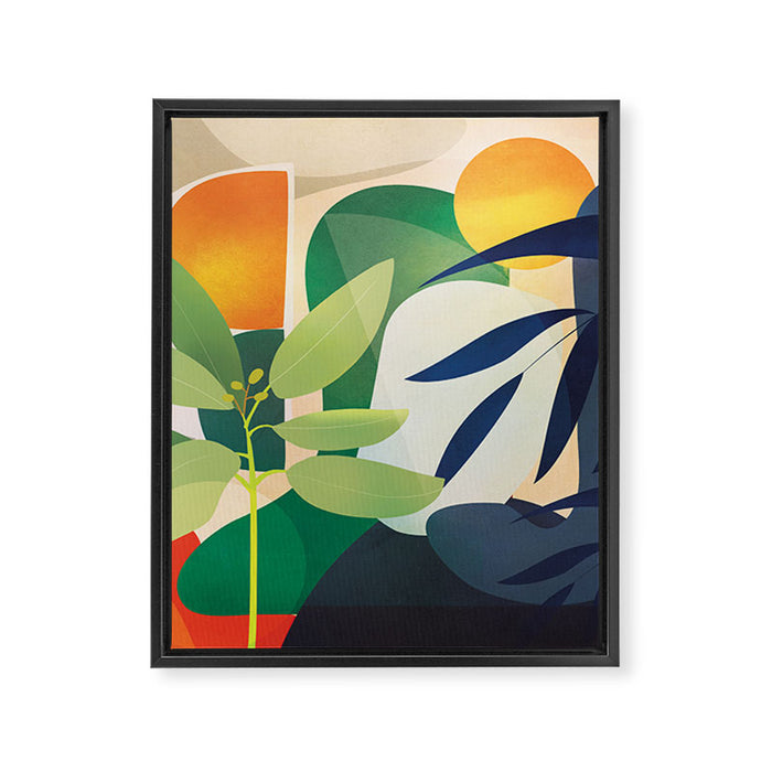 Sunrise Garden 14 Framed Canvas Print Gallery Image 1