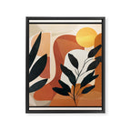 Sunrise Garden 15 Framed Canvas Print Gallery Image 8