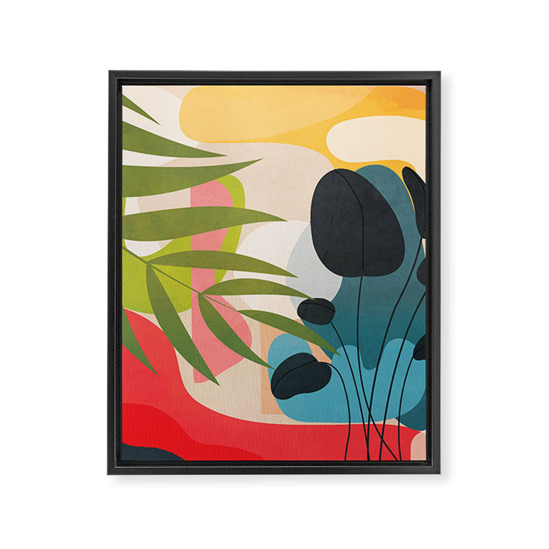 Sunrise Garden 4  Framed Canvas Print Gallery Image 8
