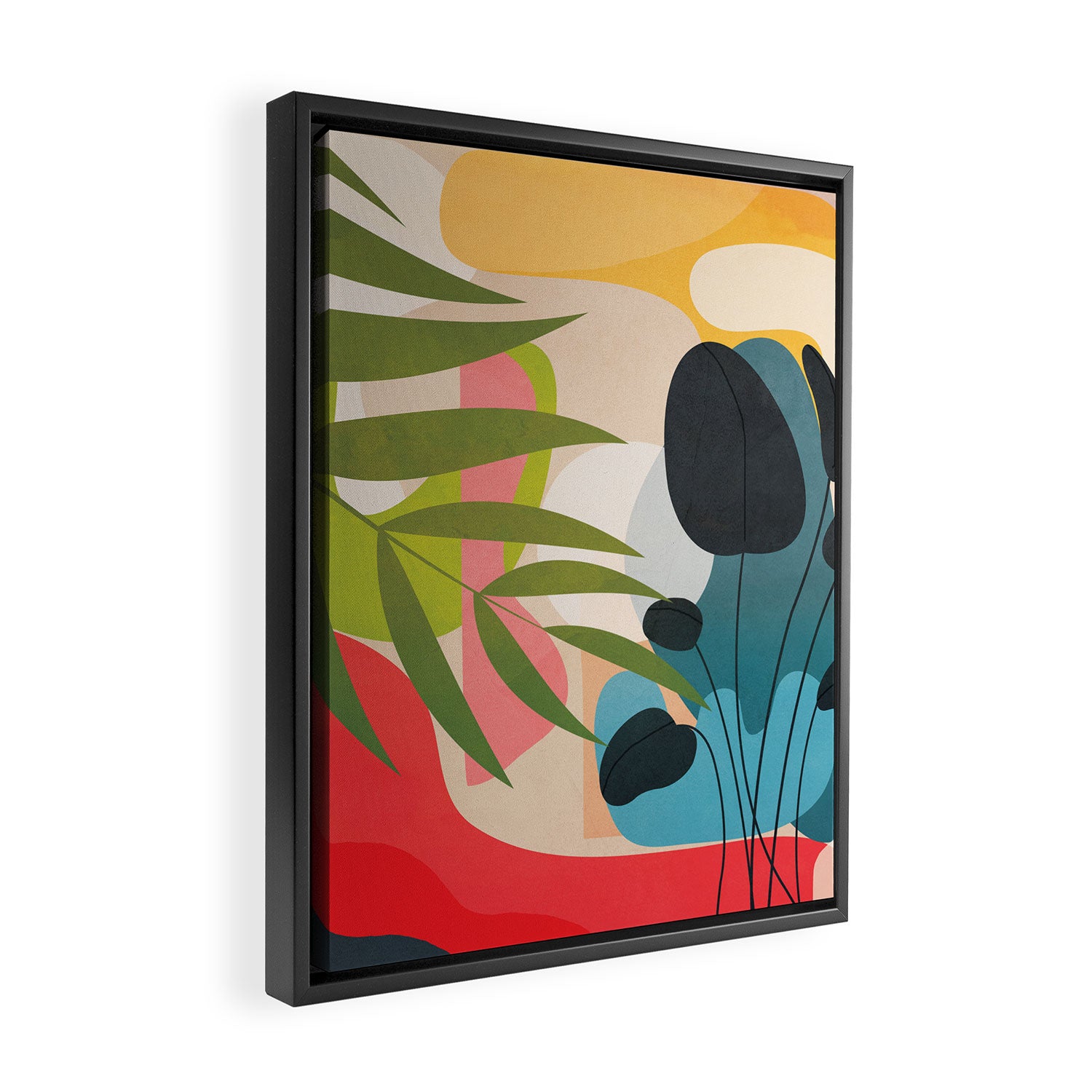 Sunrise Garden 4  Framed Canvas Print Gallery Image 2