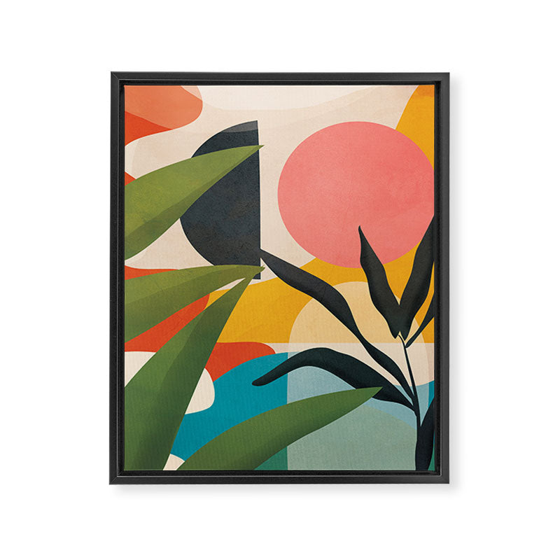 Sunrise Garden 5 Framed Canvas Print Gallery Image 8
