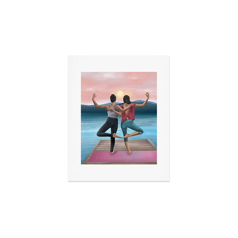 Sunset Serenity Art Print Gallery Image 1