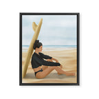 Surfboard Shade Framed Canvas Print Gallery Image 6