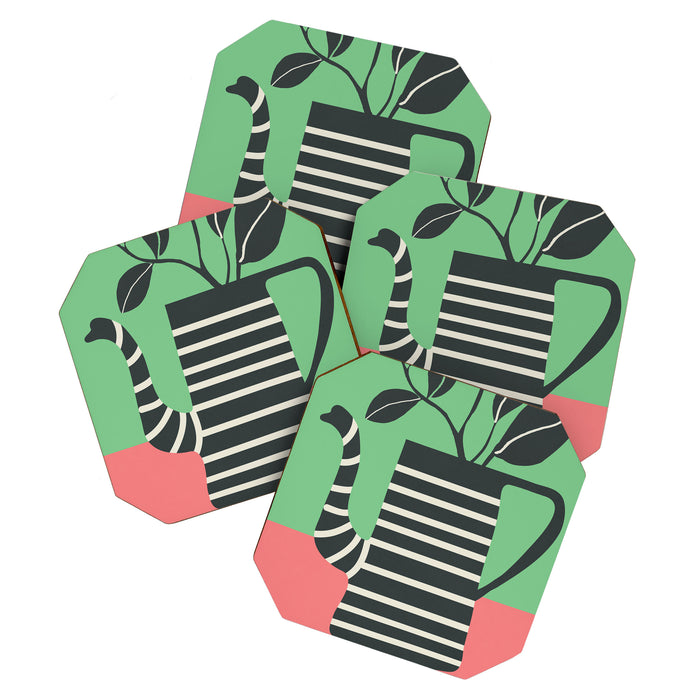 Teapot Garden 2 Coaster Gallery Image 1
