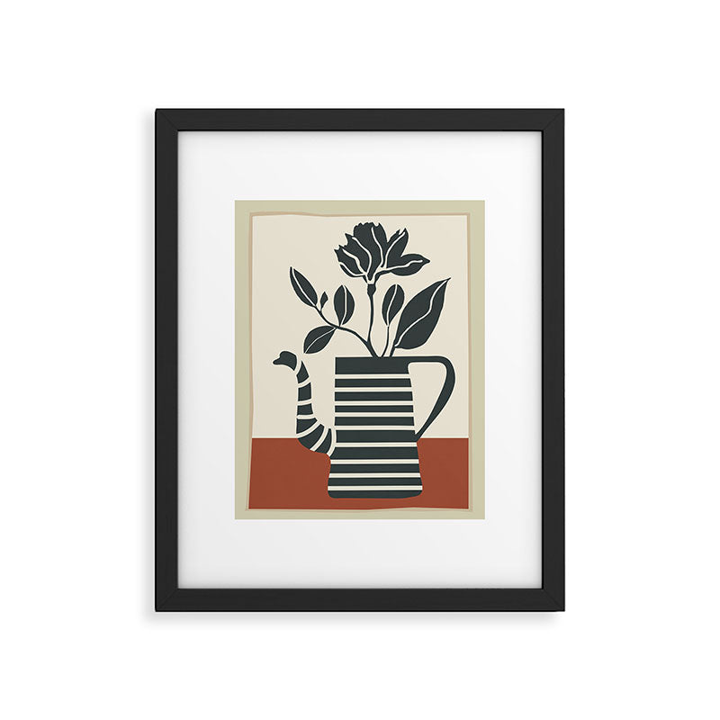 Teapot Garden 9 Framed Art Print Gallery Image 5