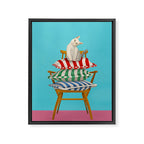 The Cushion Throne Framed Canvas Print Gallery Image 6