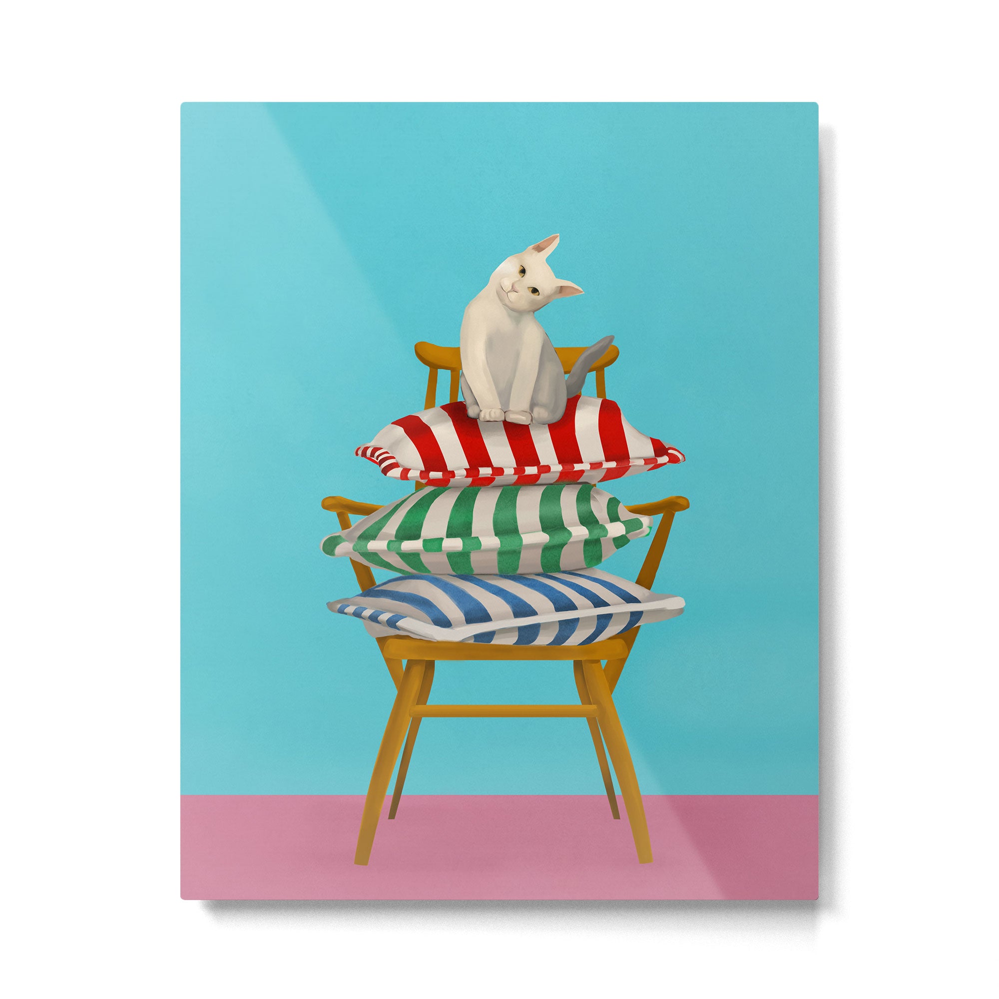 The Cushion Throne Metal Print Gallery Image 4