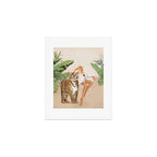 The Lady and the Tiger Art Print Gallery Image 1