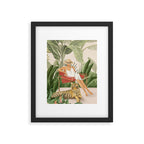 The Lady and the Tiger II Framed Art Print Gallery Image 5
