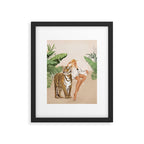 The Lady and the Tiger Framed Art Print Gallery Image 5