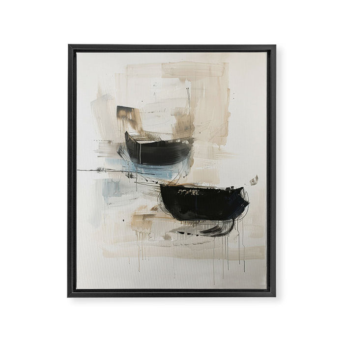 Tide Forms I Framed Canvas Print Gallery Image 1