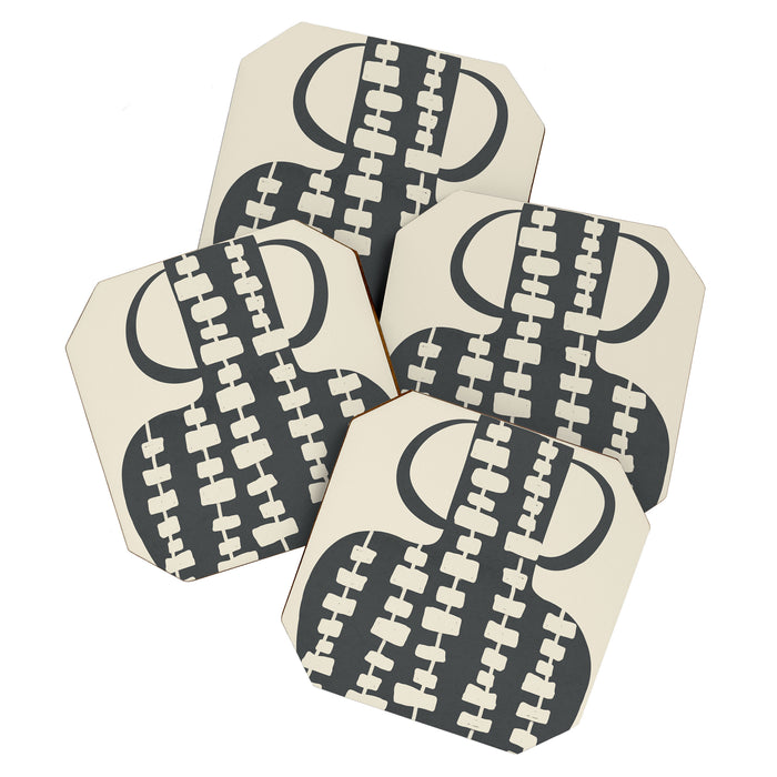 Tribal Pot 6 Coaster Gallery Image 1
