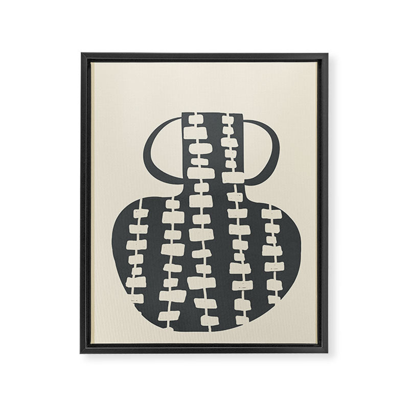 Tribal Pot 6 Framed Canvas Print Gallery Image 6