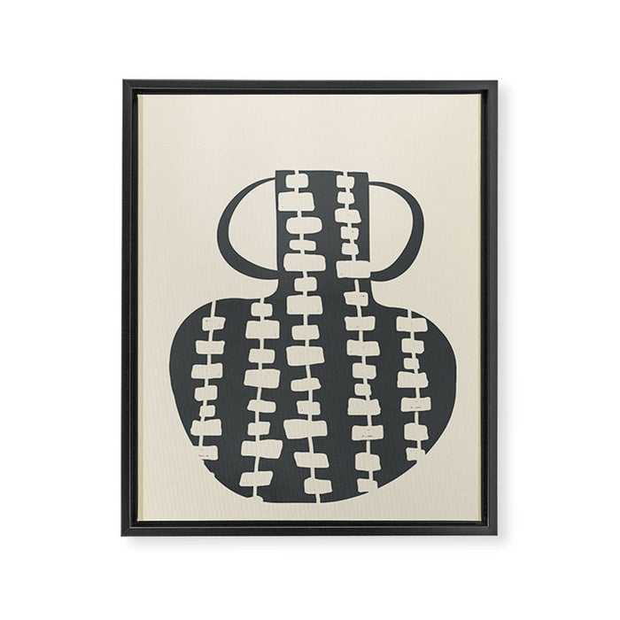 Tribal Pot 6 Framed Canvas Print Gallery Image 1