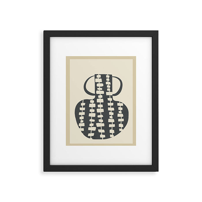 Tribal Pot 6 Framed Art Print Gallery Image 1
