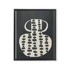 Tribal Pot 7 Framed Canvas Print Gallery Image 6