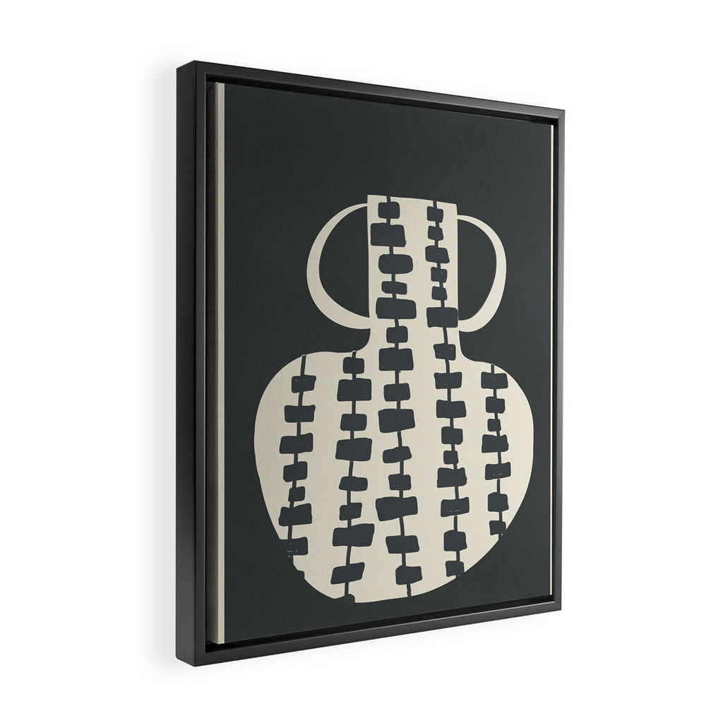 Tribal Pot 7 Framed Canvas Print Gallery Image 2