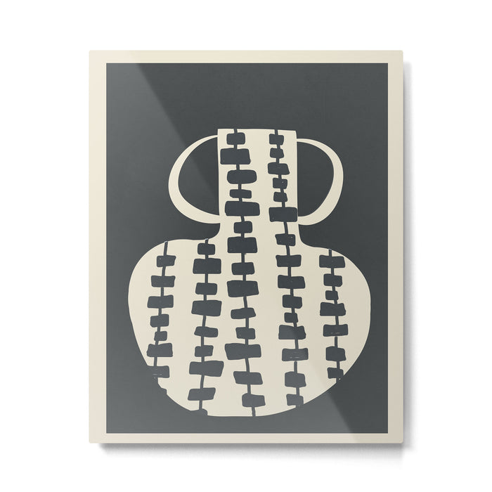 Tribal Pot 7 Metal Print Gallery Image 1