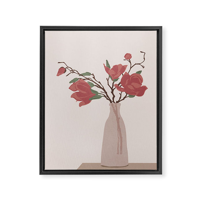 Vase 5 Framed Canvas Print Gallery Image 1