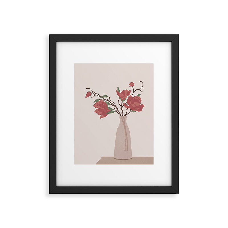 Vase 5 Framed Art Print Gallery Image 4