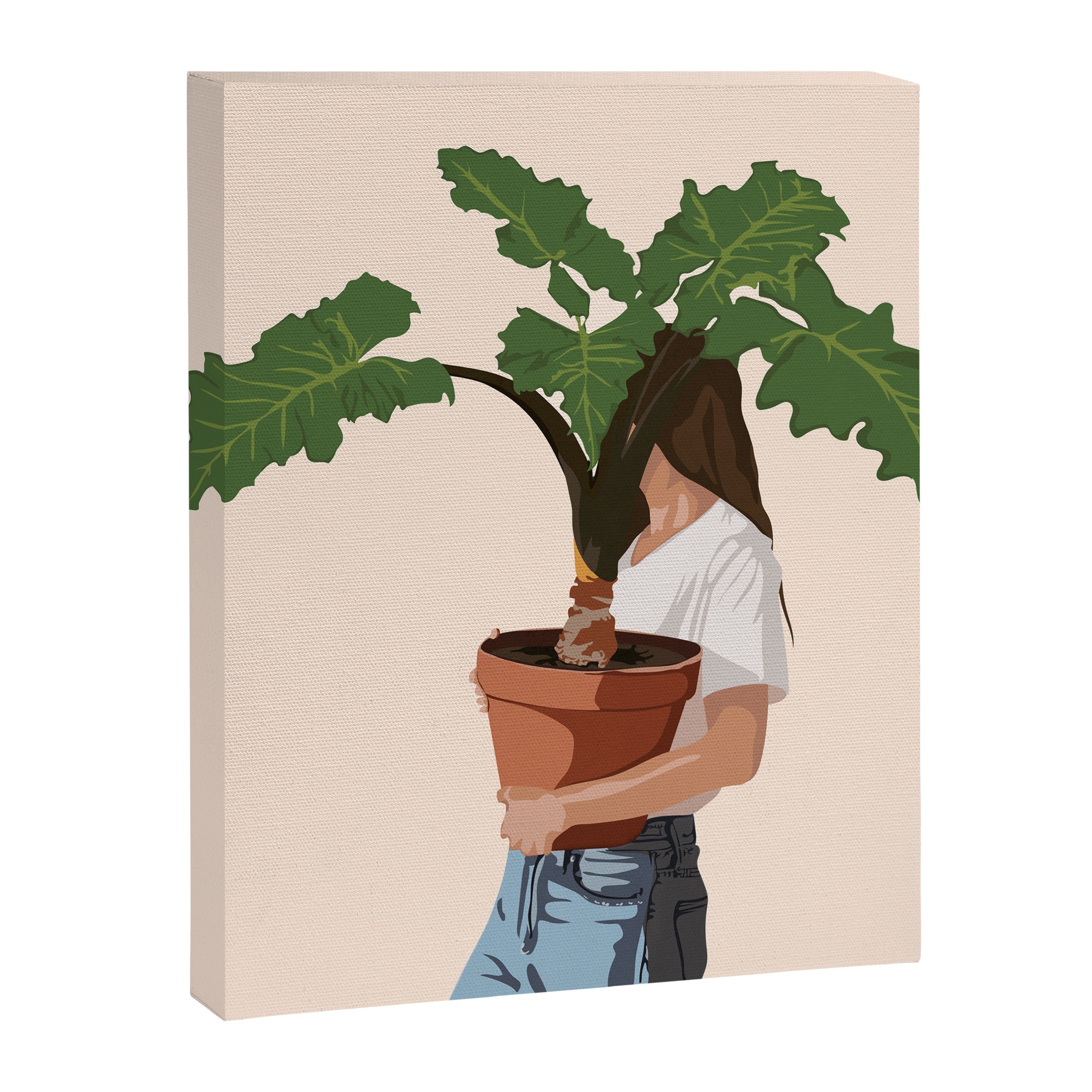 Vase Plant 2 Canvas Print Gallery Image 6
