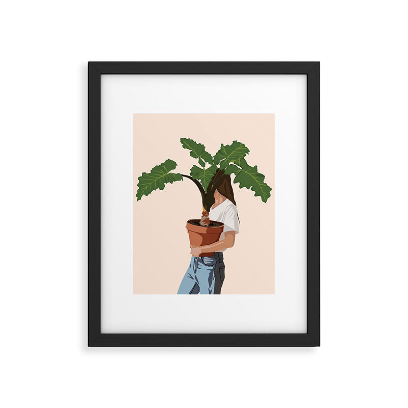Vase Plant 2 Framed Art Print Gallery Image 5