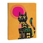 Very Happy Abstract Cat 4 Canvas Print Gallery Image 8