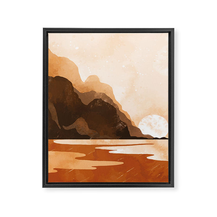 Water Flow 1 Framed Canvas Print Gallery Image 1