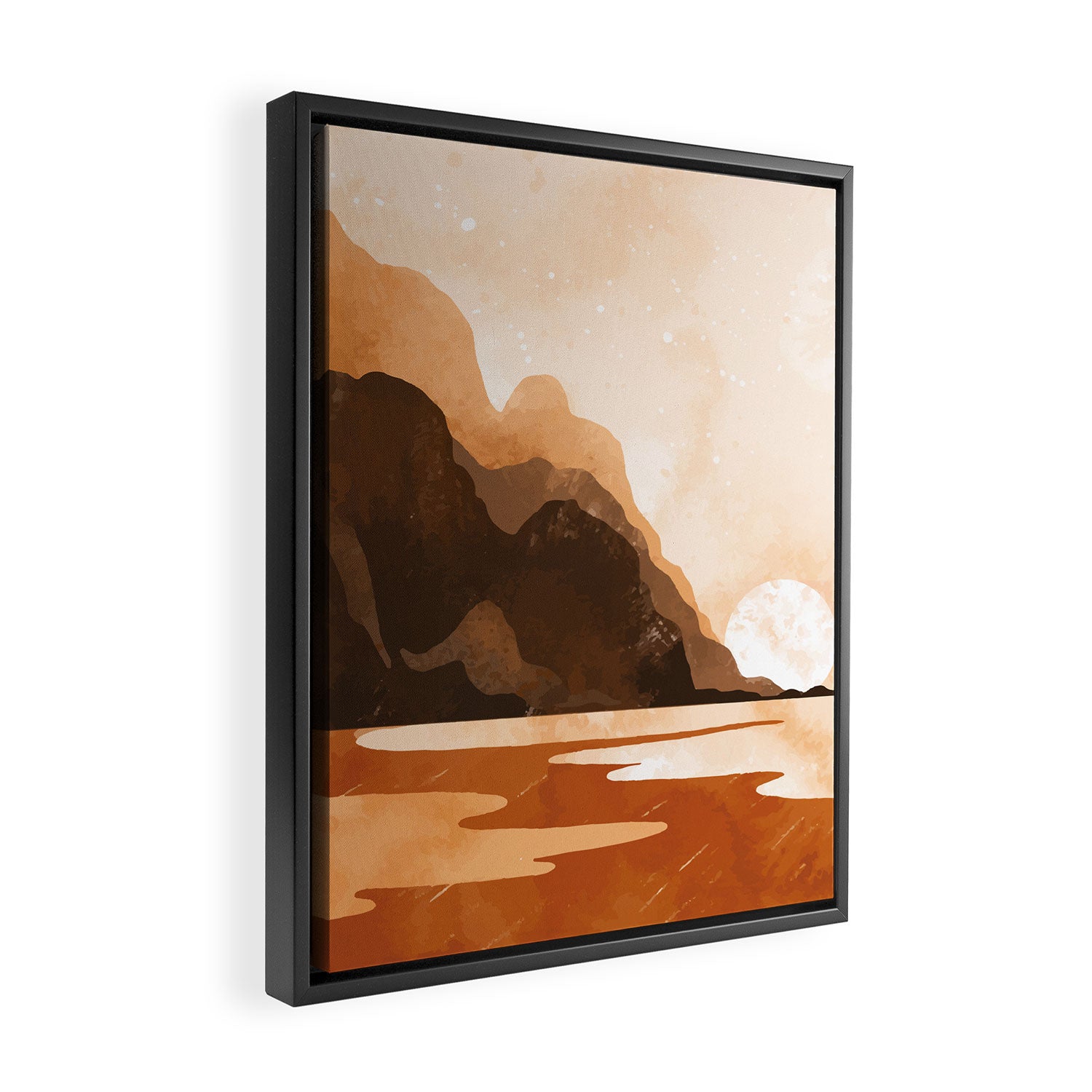 Water Flow 1 Framed Canvas Print Gallery Image 2