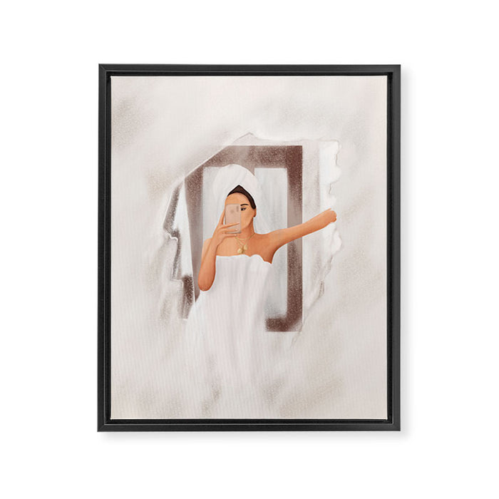 Weekend Morning I Framed Canvas Print Gallery Image 1