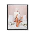 Weekend Morning II Framed Canvas Print Gallery Image 6