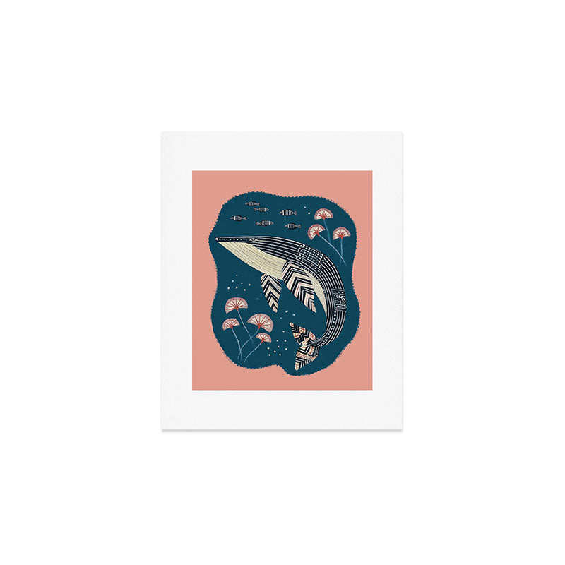 Whale in Bloom Art Print Gallery Image 1