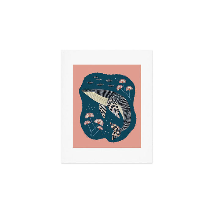 Whale in Bloom Art Print Gallery Image 1