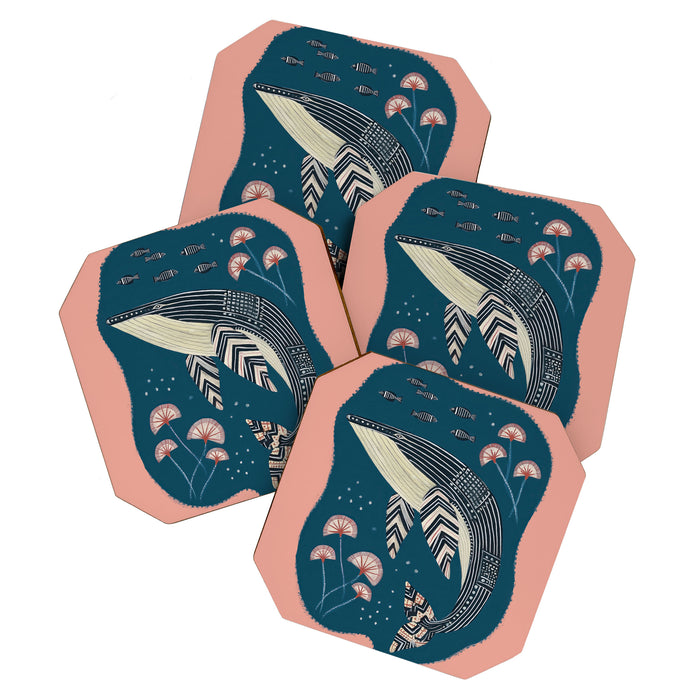 Whale in Bloom Coaster Gallery Image 1