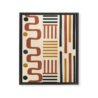 Wild Lines 01 Framed Canvas Print Gallery Image 8