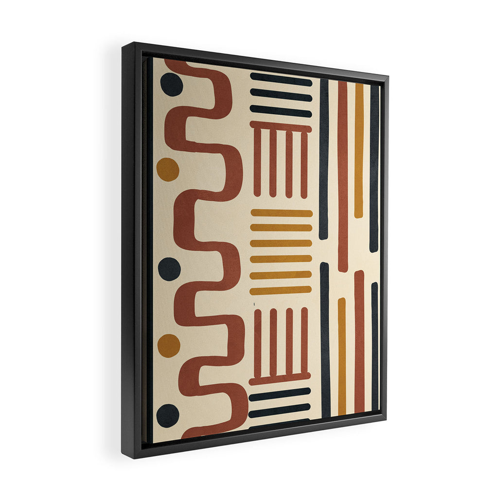 Wild Lines 01 Framed Canvas Print Gallery Image 2