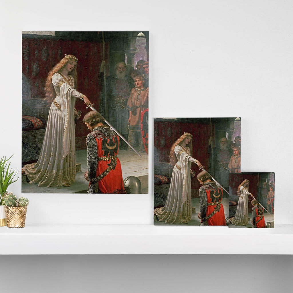 Accolade by Edmund Blair Leighton Canvas Print Gallery Image 3