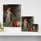 Accolade by Edmund Blair Leighton Canvas Print Gallery Image 3