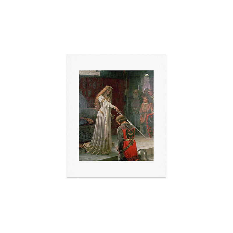Accolade by Edmund Blair Leighton Art Print Gallery Image 1