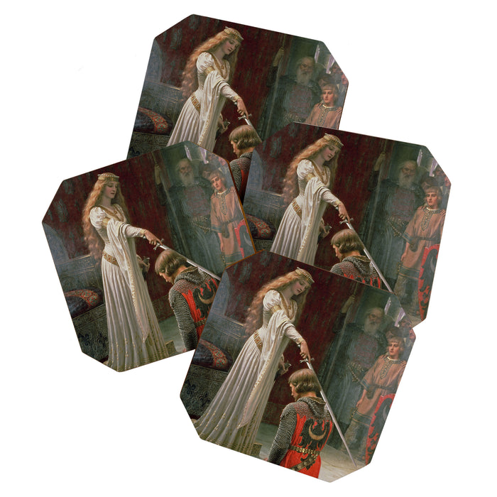 Accolade by Edmund Blair Leighton Coaster Gallery Image 1