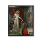 Accolade by Edmund Blair Leighton Framed Canvas Print Gallery Image 6