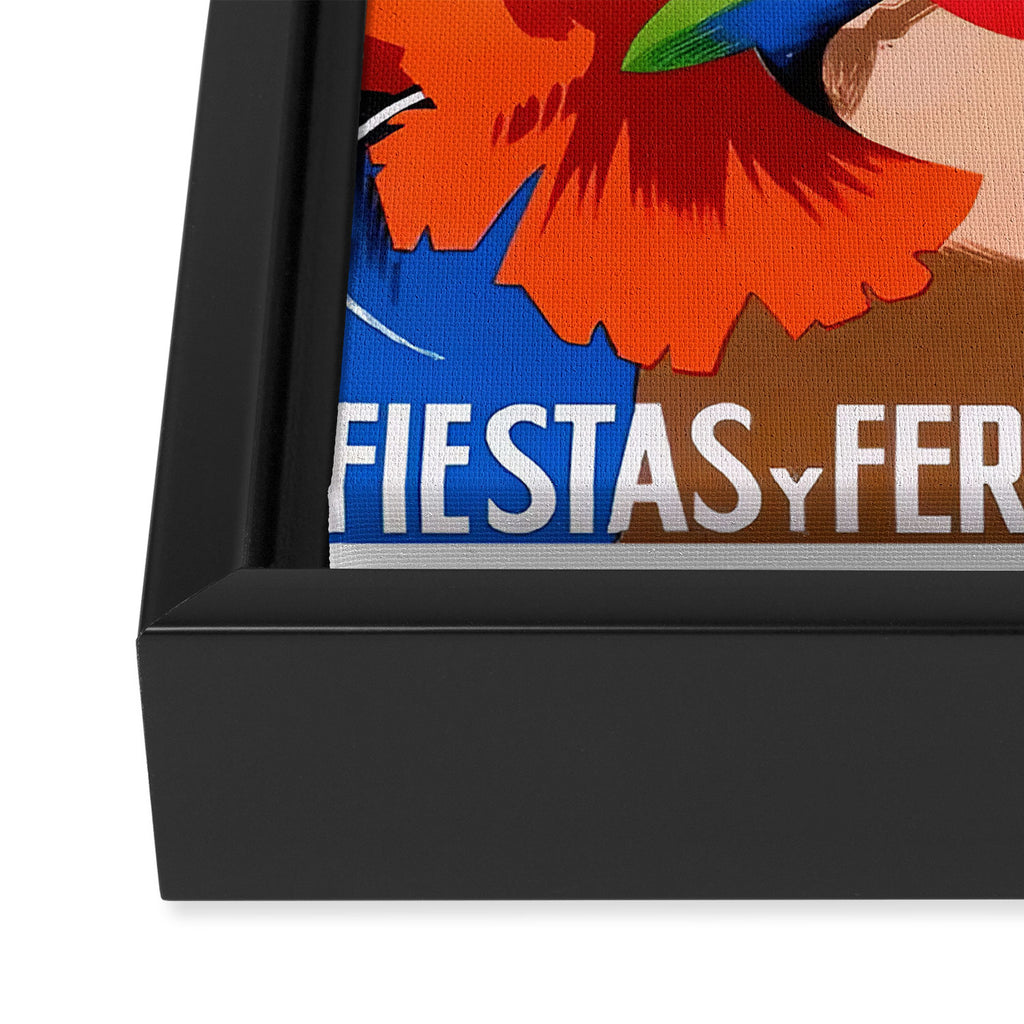 Cordoba Spain May Festivals  Framed Canvas Print Gallery Image 3