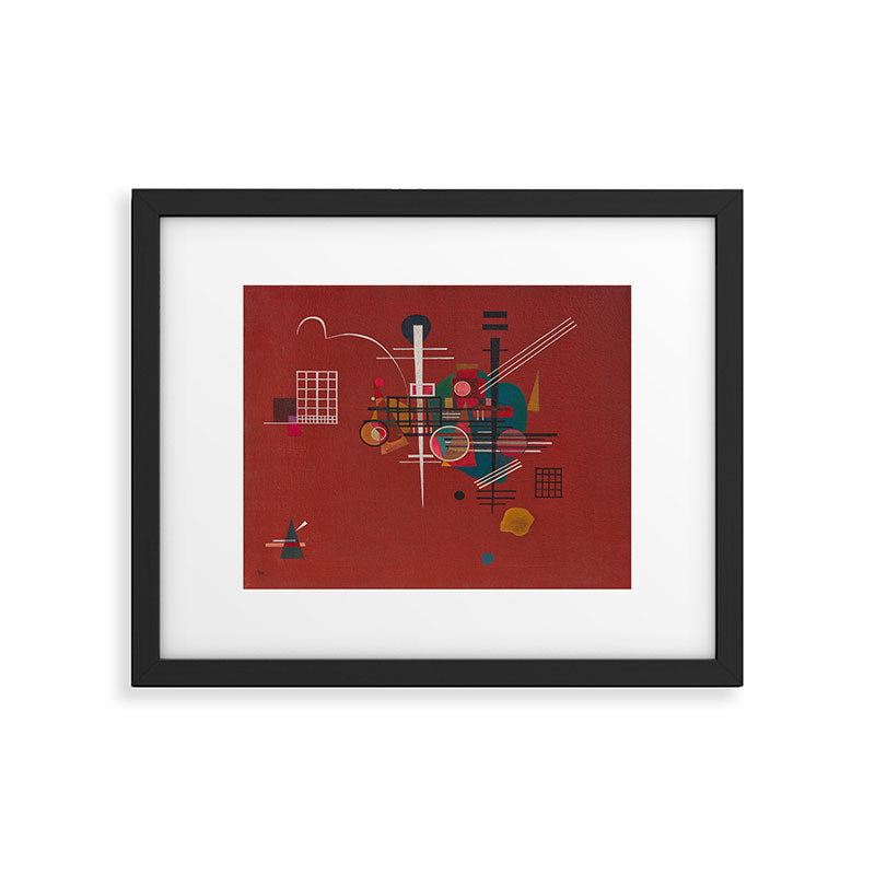 Dumpfes Rot, No.400 by Wassily Kandinsky, 1927 Framed Art Print Gallery Image 5
